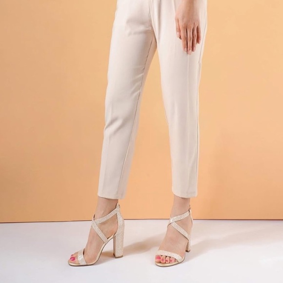 Women’s Gold Shimmer Heels - Picture 6 of 9